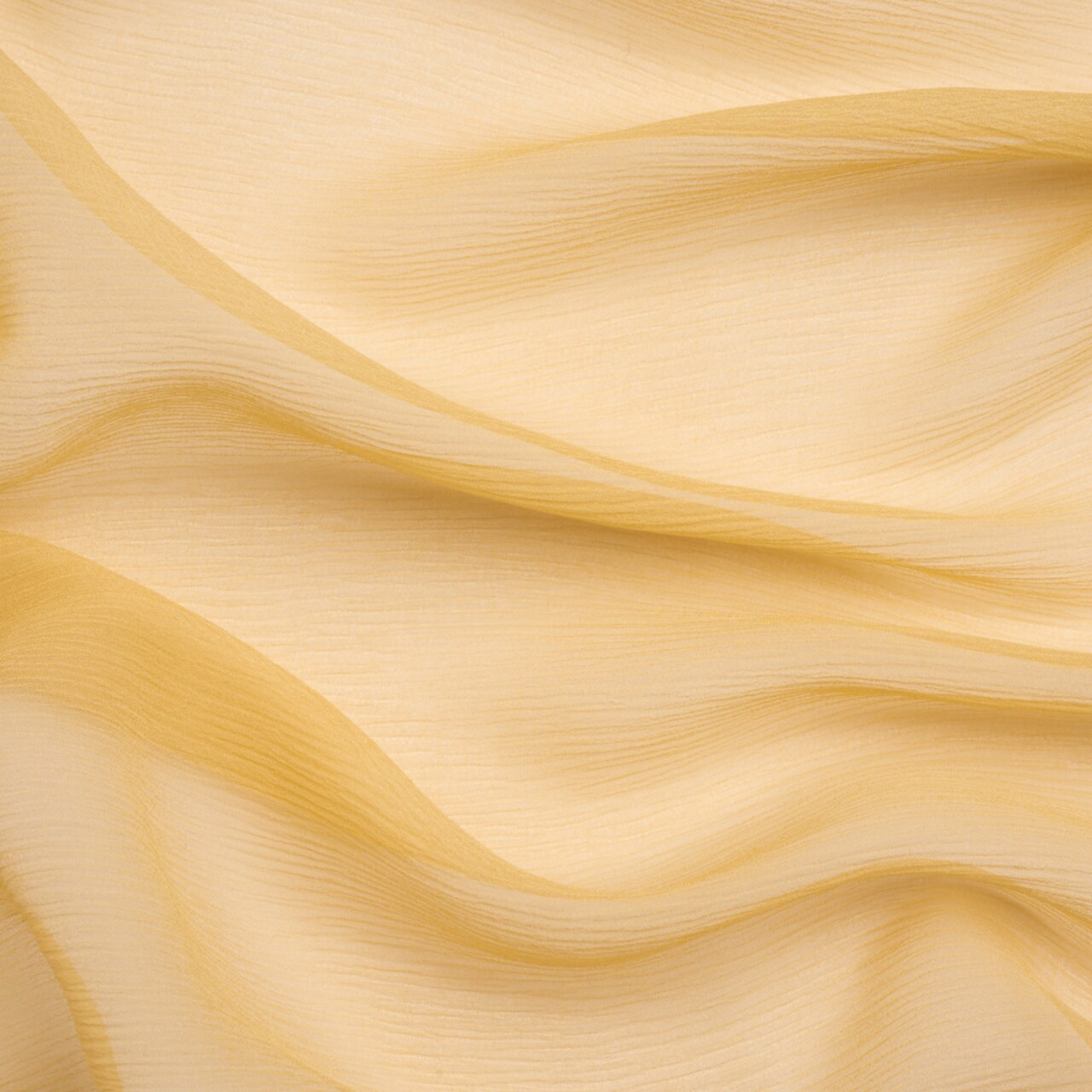 1 Yard Crinkled Silk Chiffon Ethereal Lightweight Fabric for Draping Scarves, 43 Inches Wide